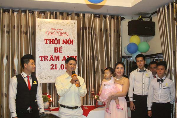 Thôi nôi bé Trâm Anh ngày 21-01-2015