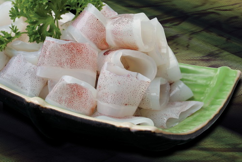 Nguyên liệu cho món mực xào cay là