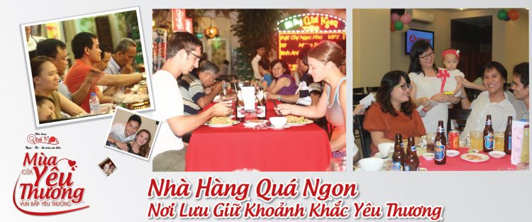 Nhà hàng Quá Ngon- Nơi lưu giữ khoảnh khắc yêu thương